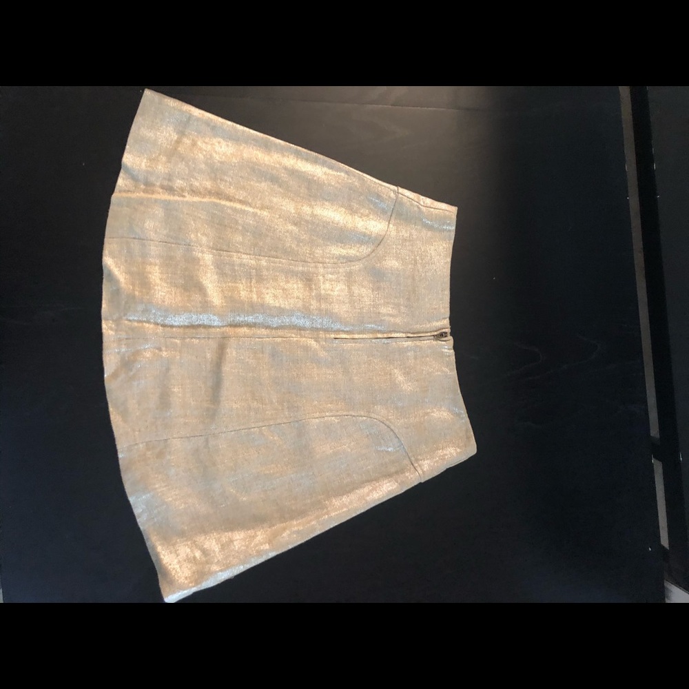 MAYLE GOLD SKIRT - Picture 5 of 5